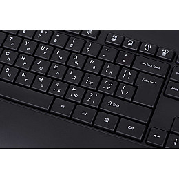 Клавіатура провідна 2E KS109 USB-A EN/UK/RU Чорний