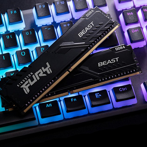 Оперативна пам'ять Kingston Fury DDR4-3200 8192MB PC4-25600 Beast Black (KF432C16BB/8)