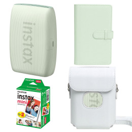 Подарочный набор фотопринтер Fujifilm Instax Mini Link 3/Фотобумага 20 шт/Чехол/Фотоальбом на 108 фото 2433053454