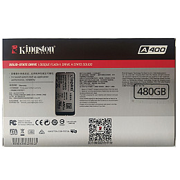 SSD диск Kingston SSDNow A400 480GB 2.5" SATAIII 3D V-NAND (SA400S37/480G)