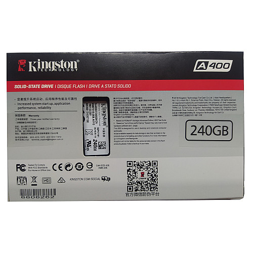 SSD накопитель Kingston A400 240 GB (SA400S37/240G)