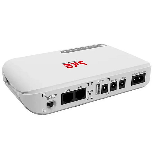 Безперебойник для роутера UKC MINI DC UPS SKE POE-632E 8800 mah Белый