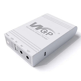 Источник бесперебойного питания для роутера WGP Mini UPS 38.48wH 10400 mAh АРТ 9574 белый