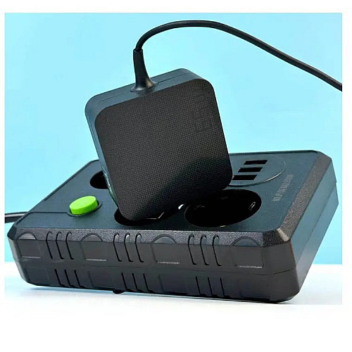 Удлинитель мережевий UA Power 4 м 4 розетки 3 USB F15U Чорний