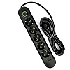 Удлинитель-переноска UA Power 6 м 5 розеток 3 USB F05U Чорний