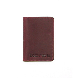 Документница DNK Leather DNK mini doc file H col.L Бордовый