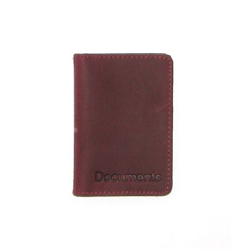 Документница DNK Leather DNK mini doc file H col.L Бордовый