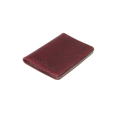 Документница DNK Leather DNK mini doc file H col.L Бордовый
