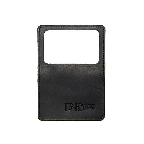 Мини обложка для документов ID паспорта DNK Leather DNK mini okno H col.J Черный