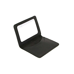 Мини обложка для документов ID паспорта DNK Leather DNK mini okno H col.J Черный