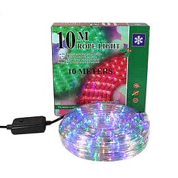 Гирлянда новогодняя светодиодная шланг 8м RGB HLV