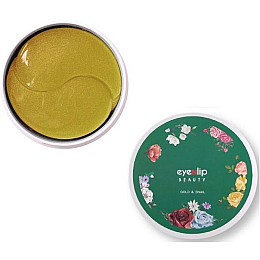 Гидрогелевые патчи для глаз с золотом и муцином улитки Eyenlip Gold & Snail Hydrogel Eye Patch 60 шт (8809555250142)