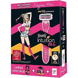 Жіночий бритвений набір Wilkinson Intuition f.a.b. (1 ручка з касетою + 3 касети) (01616)