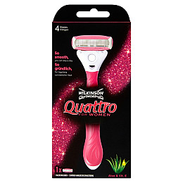 Женский станок для бритья Wilkinson Quattro For Woman c настенным креплением (01618)