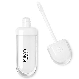 Блеск крем-перфектор для губ с эффектом увеличения объема Kiko Milano Прозрачный 02 6.5 мл