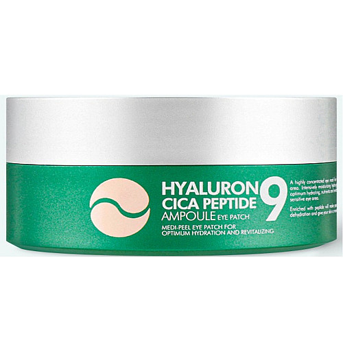 Успокаивающие гидрогелевые патчи с пептидами MEDI-PEEL Hyaluron Cica Peptide 9 Ampule Eye Patch 60 шт (8809409343648)