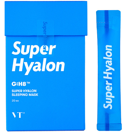 Набір зволожуючих нічних масок для обличчя VT Cosmetics Super Hyalon Sleeping Mask 20 шт*4 мл (8809559629364)