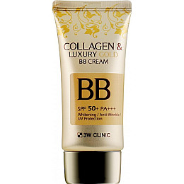 ВВ-крем для лица 3W Clinic Collagen & Luxury Gold BB Cream SPF50+/PA+++ 50 мл (8809331318875)
