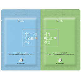 Набір масок для обличчя Prreti Dual Mask Pack #Cica + #Hyalulonic Acid 20 г*2 (8809541198915)