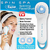 Щетка массажная для чистки лица и тела Magic Spin Spa Face Body White Original (pst01387)