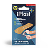 Лейкопластырь медицинский на тканевой основе iPlast 19 mm x 72 mm 10 шт Телесный