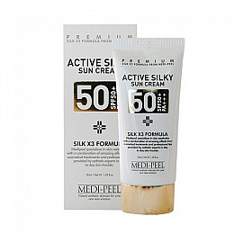 Сонцезахисний крем Medi-Peel Active Silky Sun Cream SPF50+ /PA+++ 50 мл (8809409341545)
