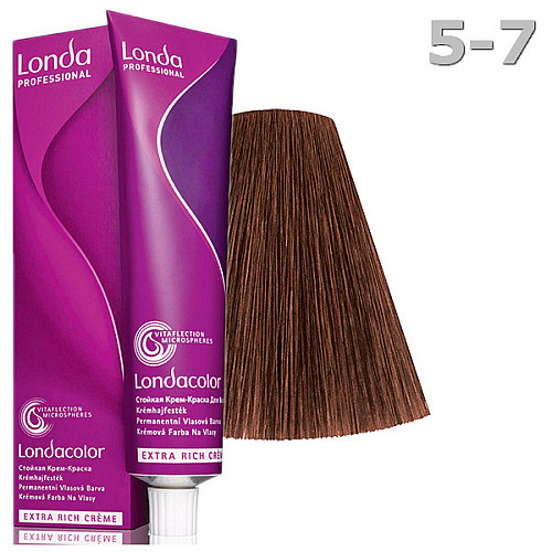 Стойкая крем-краска для волос Londa Professional Londacolor Permanent - 5/7 60 мл (8005610599793)