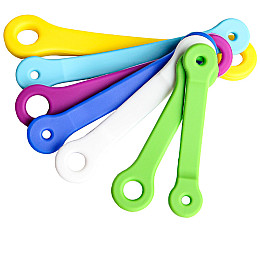 Силіконові манжети для людей з обмеженими можливостями Lesko 7 шт Різнокольоровий (10766-58214)