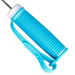 Столовый набор для людей с тремором или артритом с фиксатором Lesko 2 в 1 STSE-018-1 245 мм Голубой (10976-58256)