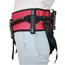 Пояс для переміщення пацієнтів з підтримкою Lesko L 130-150 см Червоний-чорний (11144-61667)