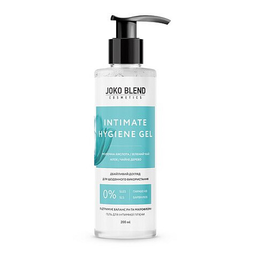 Гель для интимной гигиены с молочной кислотой Joko Blend 200 мл