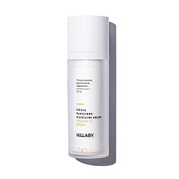Солнцезащитная увлажняющая сыворотка с витамином С SPF30 Sunscreen moisturier serum Vitamin C SPF30 Hillary 30 мл
