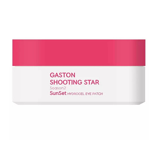 Розовые гидрогелевые патчи для глаз Shooting Star Season2 Aurora Pink eye patch Gaston 60 шт