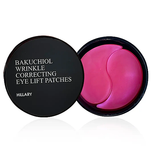 Разглаживающие патчи с биоретинолом Bacuchiol Wrinkle Correcting & Eye Lift Patches Hillary 60 шт 90 г