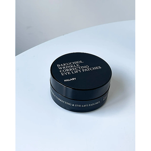 Разглаживающие патчи с биоретинолом Bacuchiol Wrinkle Correcting & Eye Lift Patches Hillary 60 шт 90 г