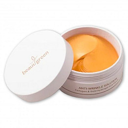Гідрогелеві патчі стандартного розміру Collagen and Gold Hydrogel Eye Patch BeauuGreen 60 шт