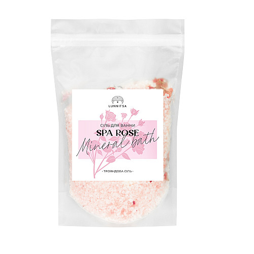 Соль для ванны SPA Роза Lunnitsa 300 г