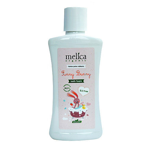 Детская пена для ванны от зайчика Melica Organic 300 мл