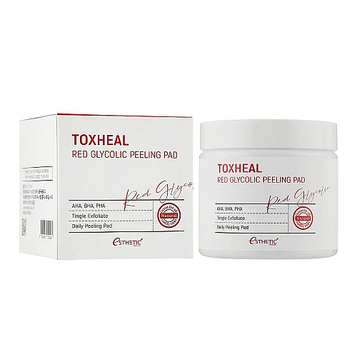 Очищающие пилинг-диски для лица Red Glycolic Peeling Pad Esthetic House 100 шт