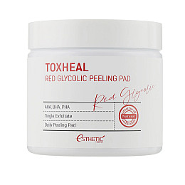 Очищающие пилинг-диски для лица Red Glycolic Peeling Pad Esthetic House 100 шт