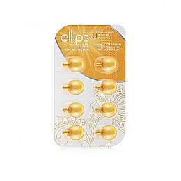 Вітаміни-олія для волосся Розкішне сяйво з олією Алое Вера Ellips 8 шт