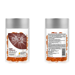 Восстанавливающие витамины-масло для волос с Женьшенем и Медом Ellips 50 шт