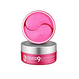 Гидрогелевые патчи с экстрактом розы и пептидами Hyaluron Rose Peptide 9 Ampoule Eye Patch Medi-Peel 60 шт