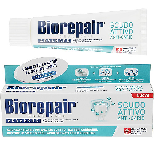 Зубна паста Совершений захист PRO Scudo Attivo Biorepair 75 мл