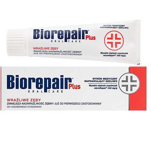Зубная паста Профессиональное избавление от чувствительности Sensitive Teeth Plus Biorepair 75 мл