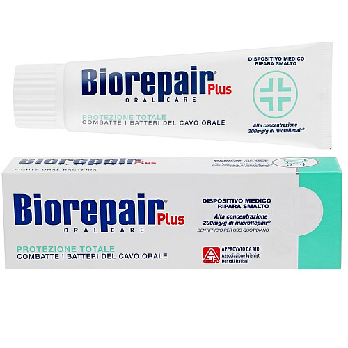 Зубная паста Профессиональная защита и восстановление Plus Total Protection Biorepair 75 мл
