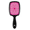 Щетка для волос черная с фуксией Superbrush Janeke