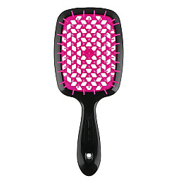Щітка для волосся чорна з функцією Superbrush Janeke