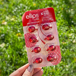 Витамины-масло для волос Мягкость Сакуры Lady Shiny with Cherry Blossom Ellips 8 шт