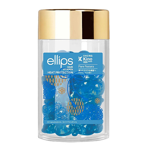 Витамины-масло для волос Сила Лотоса Pure Natura with Blue Lotus Extract Ellips 50 шт